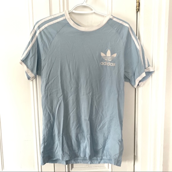 ⭐️ 2 for $20 ⭐️Adidas Striped Blue Tee - Picture 2 of 5